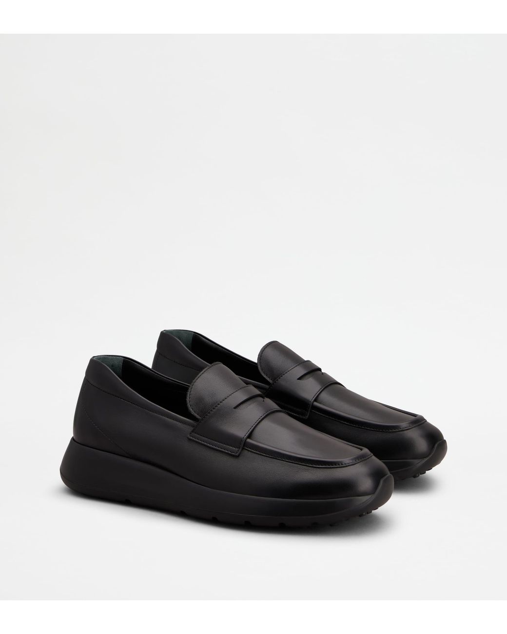 Tod's Black Dot Sporty Loafers for men