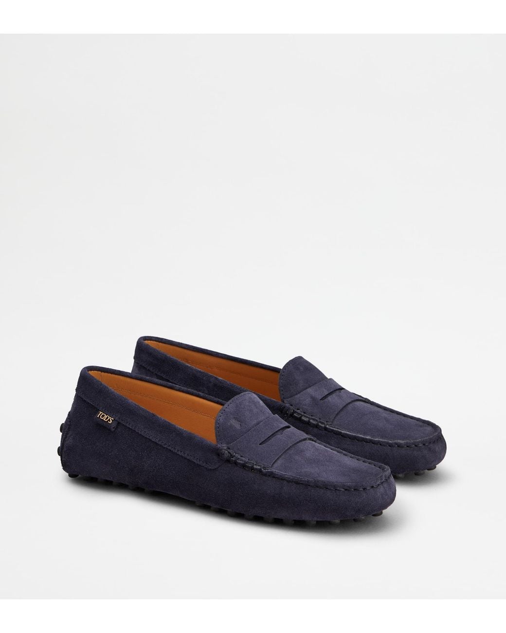 Tod's Blue Gommino Loafers