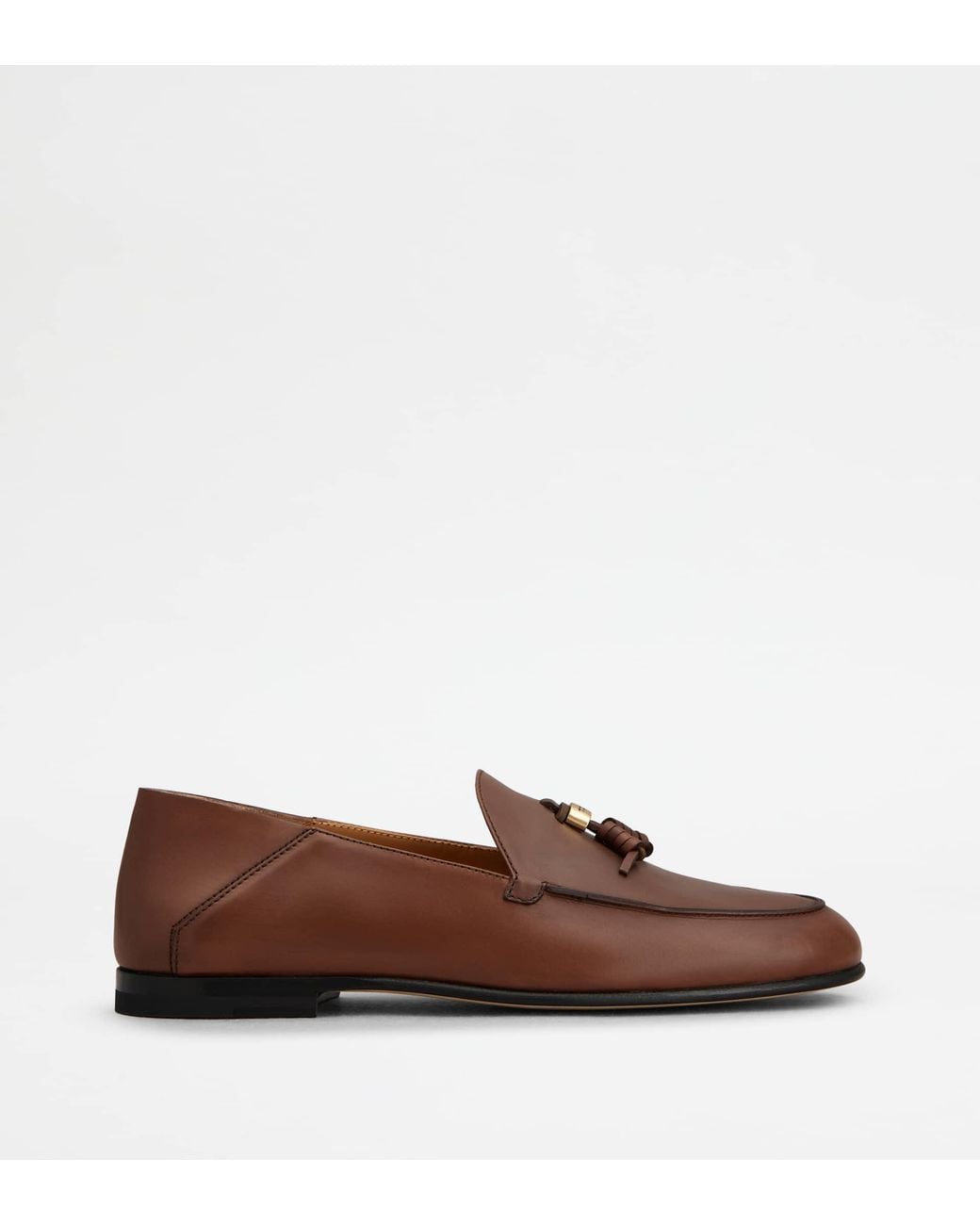 Tod's Brown Mule Loafers