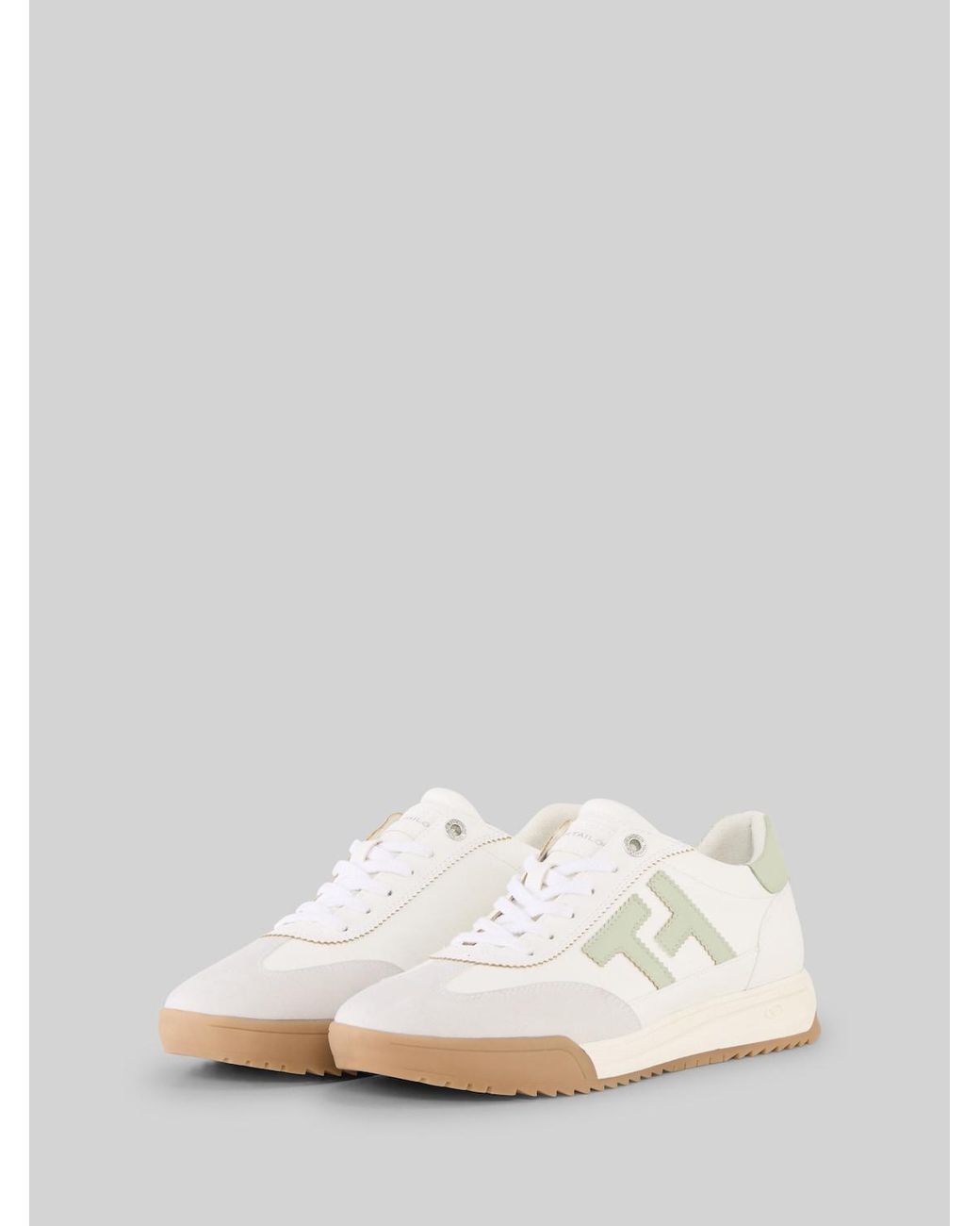Tom Tailor White Sneaker mit Colour-Blocking