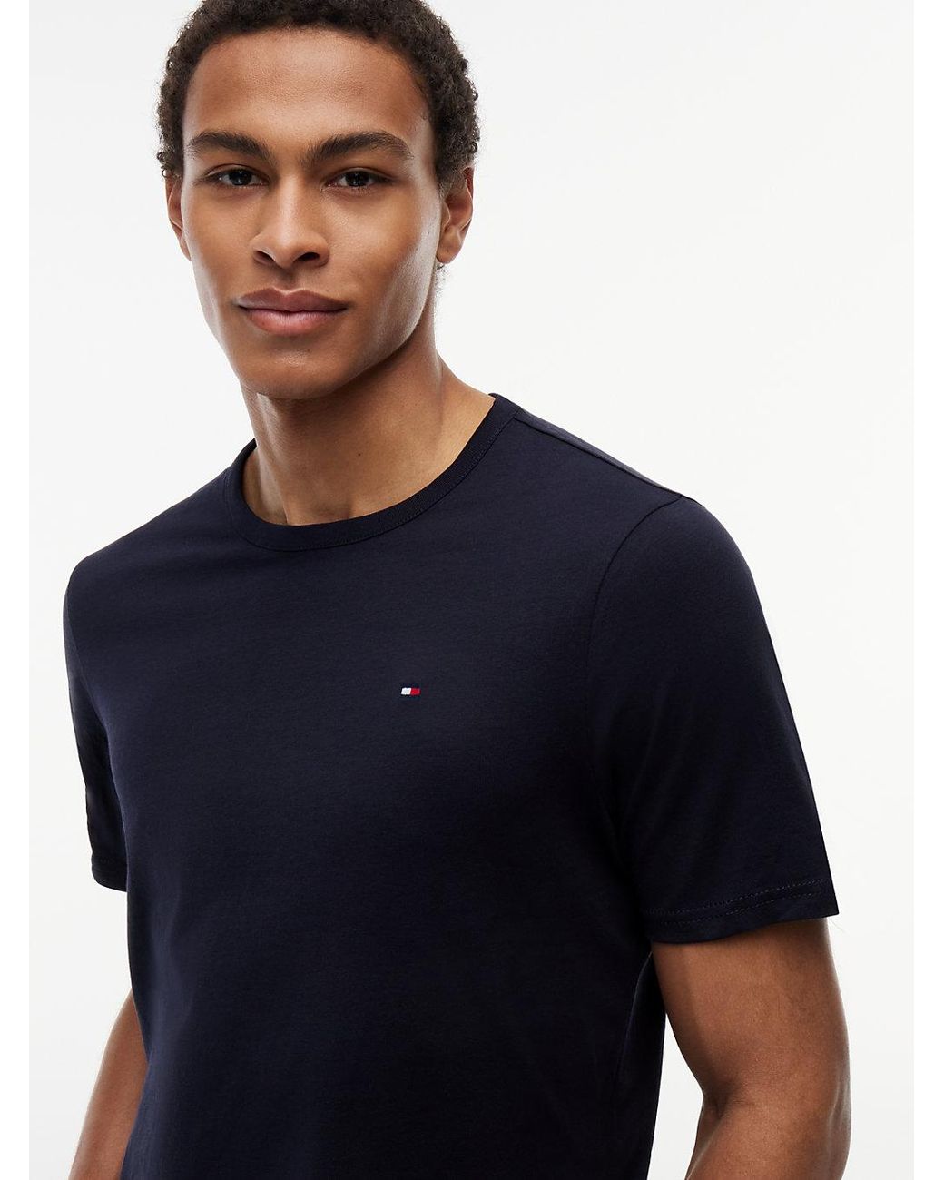 Tommy Hilfiger Blue 3-Pack Signature Jersey Lounge T-Shirts for men
