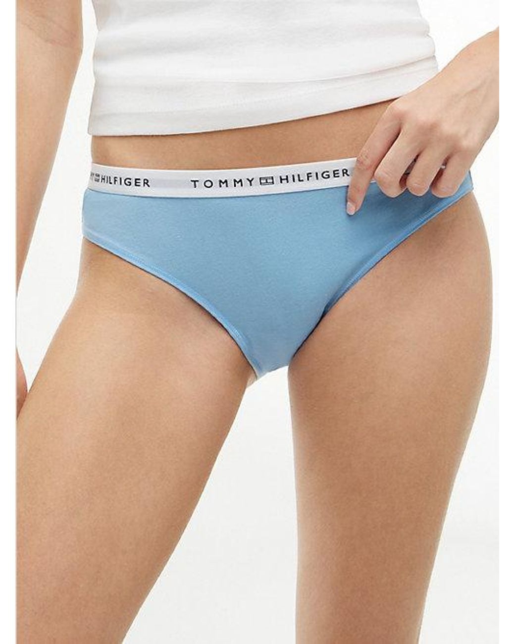 Tommy Hilfiger Blue Logo Waistband Briefs