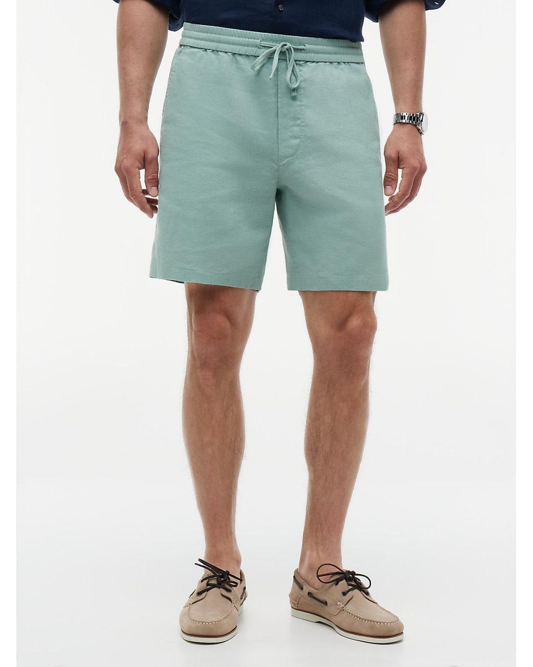 Tommy Hilfiger Multicolor Dover Linen Blend Regular Fit Chino Shorts for men