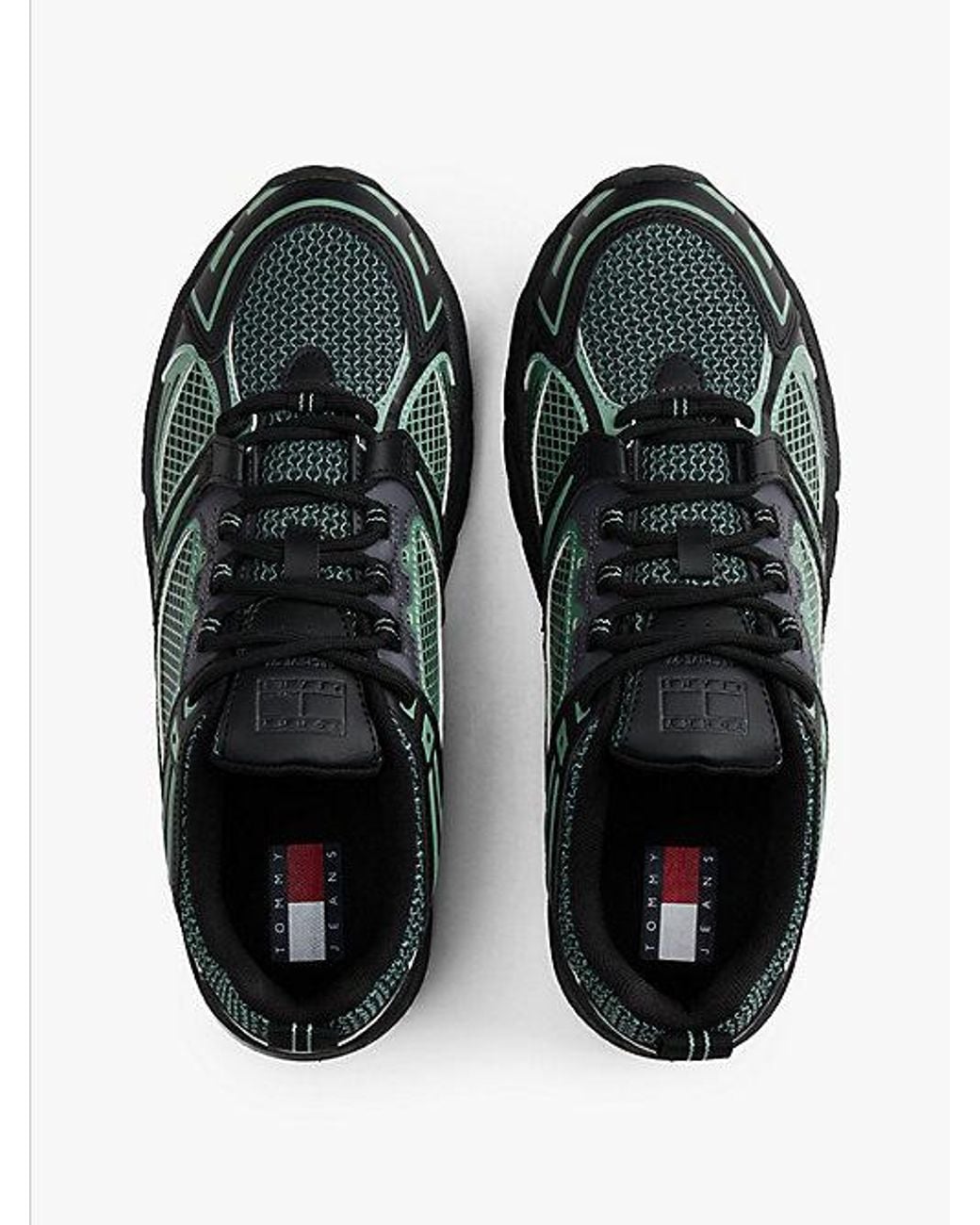 Tommy Hilfiger Green Archive Runner Cleat Trainers
