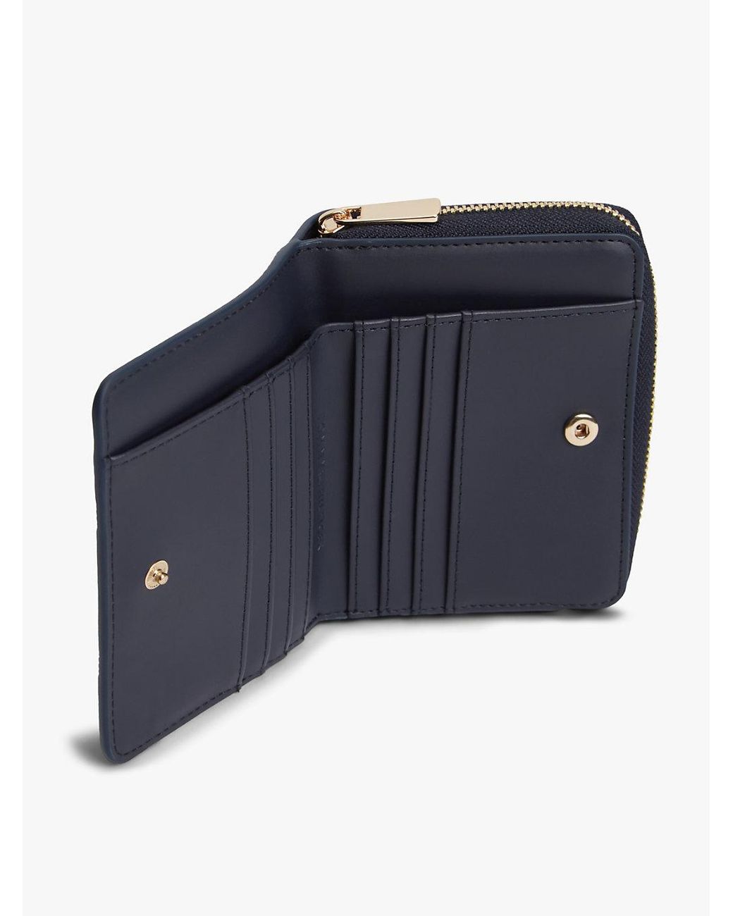 Tommy Hilfiger Blue Hilfiger Icon Signature Zip-Around Wallet