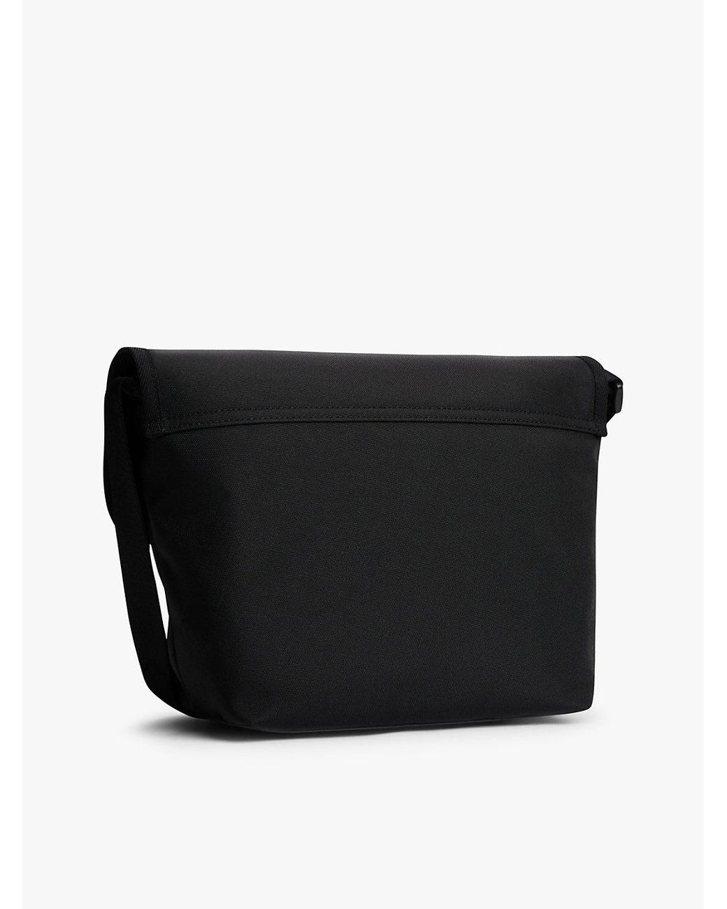 Tommy Hilfiger Black Essential Logo Crossbody Messenger Bag for men