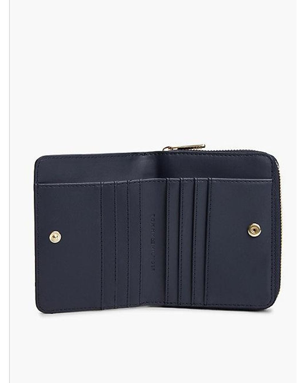 Tommy Hilfiger Blue Hilfiger Icon Global Stripe Zip Around Wallet