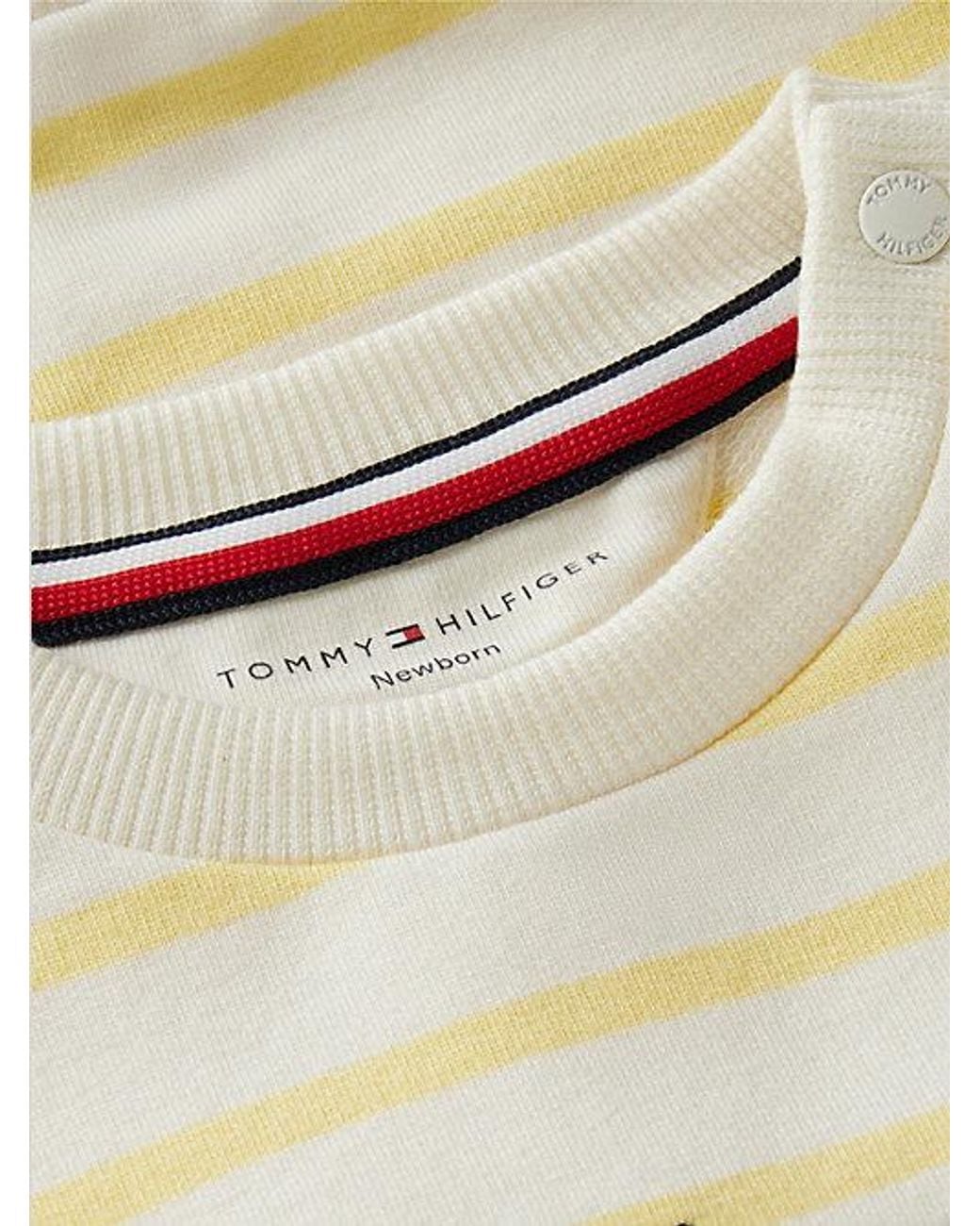 Tommy Hilfiger Natural Rope Logo Sweatshirt And Joggers Sets