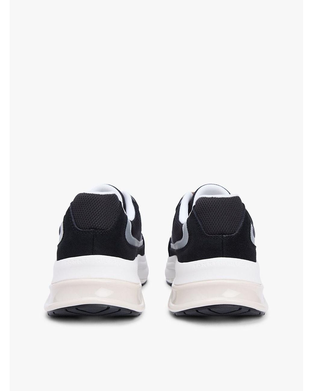 Tommy Hilfiger Blue Suede Chunky Lace-Up Trainers