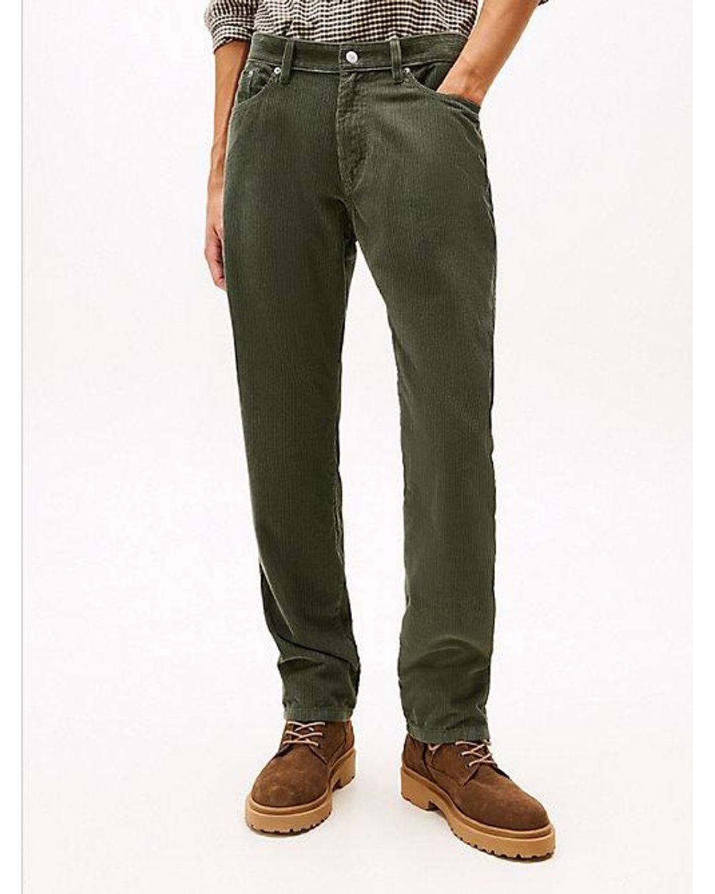 Tommy Hilfiger Multicolor Ryan Slim Corduroy Chinos for men