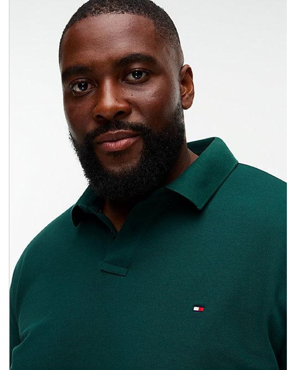 Tommy Hilfiger Green Plus 1985 Regular Pique Polo Shirt for men