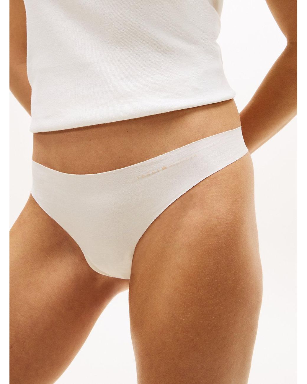 Lot De 3 Strings En Maille À Logo Tommy Hilfiger en coloris Natural