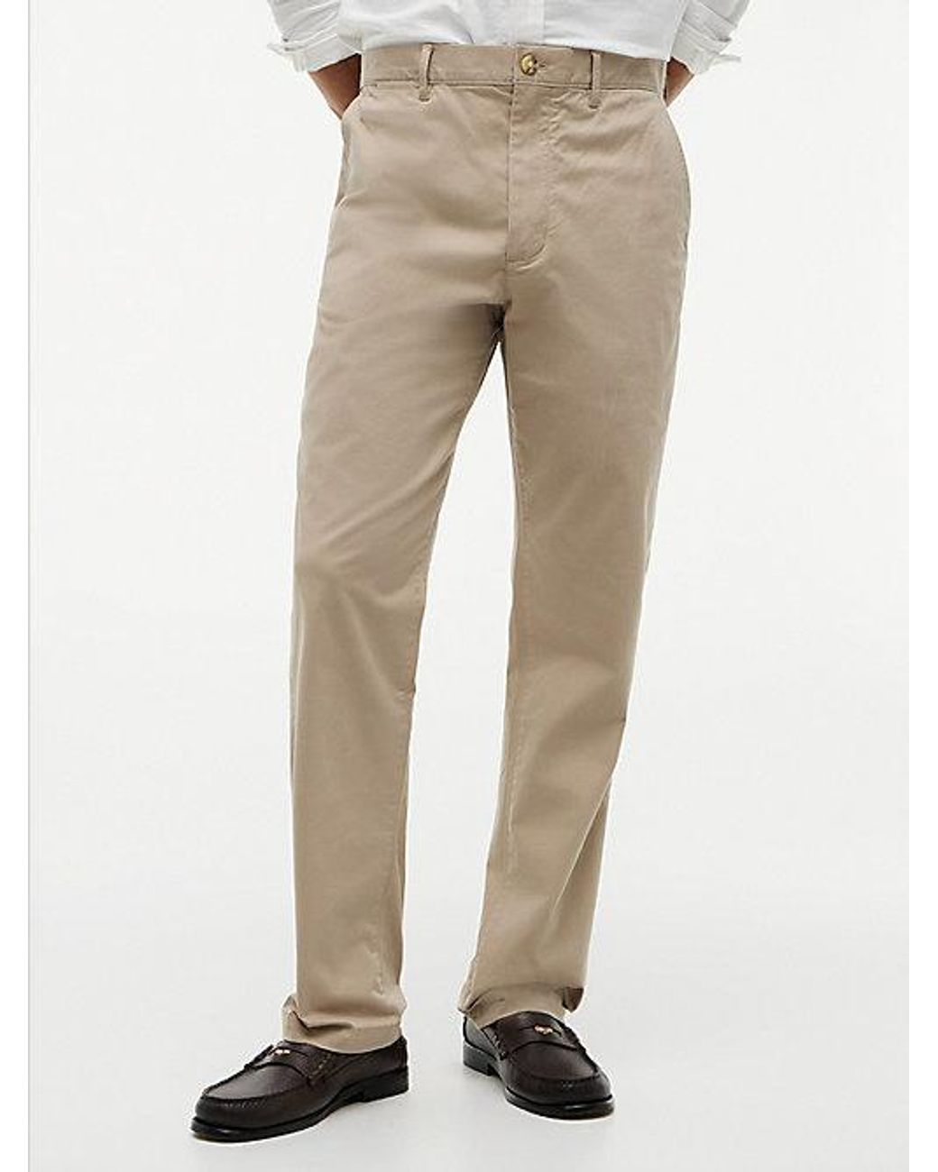 Tommy Hilfiger Natural Dover Regular Twill Chinos for men