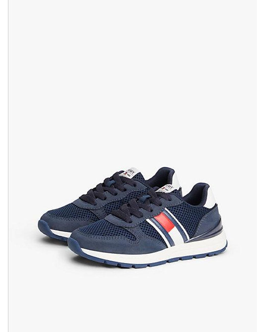 Tommy Hilfiger Blue Flag Mesh Trainers