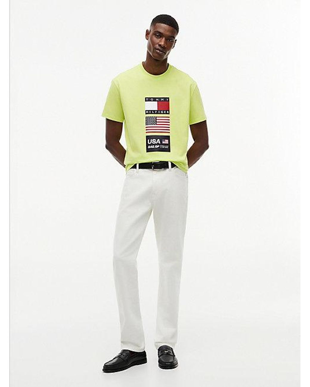 Tommy Hilfiger Green Tommy X U.S. Sail Gp Team Logo T-Shirt