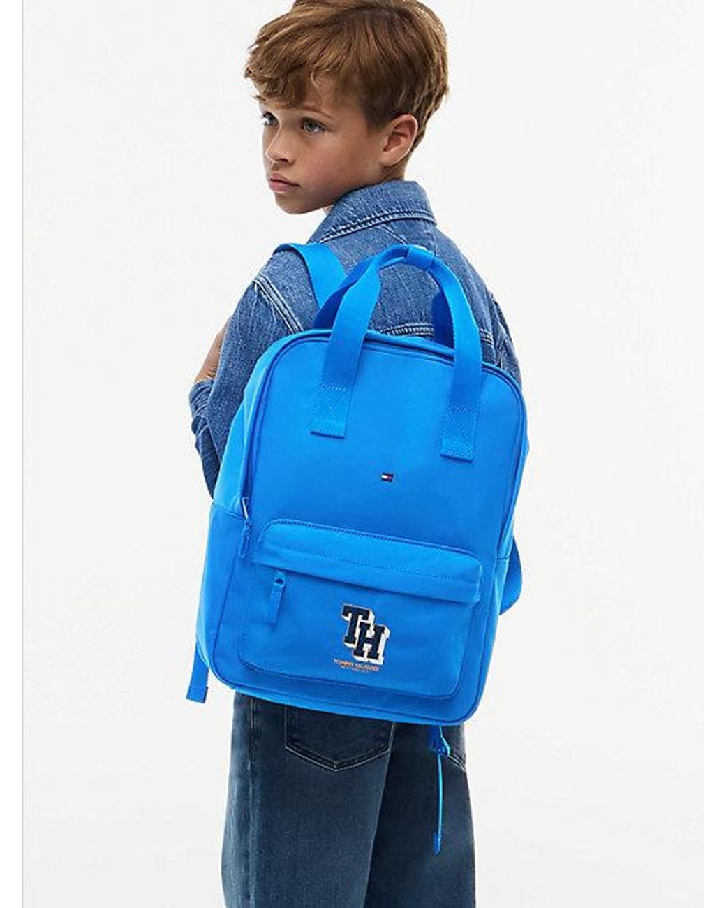 Graphic Backpack Tommy Hilfiger de color Blue