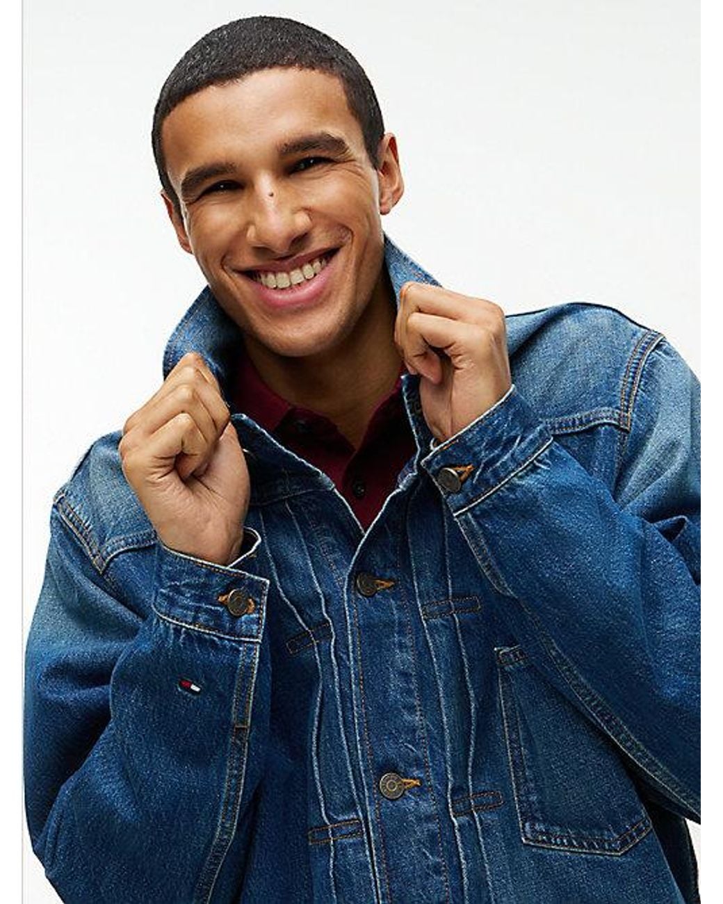 Tommy Hilfiger Blue Regular Denim Jacket for men