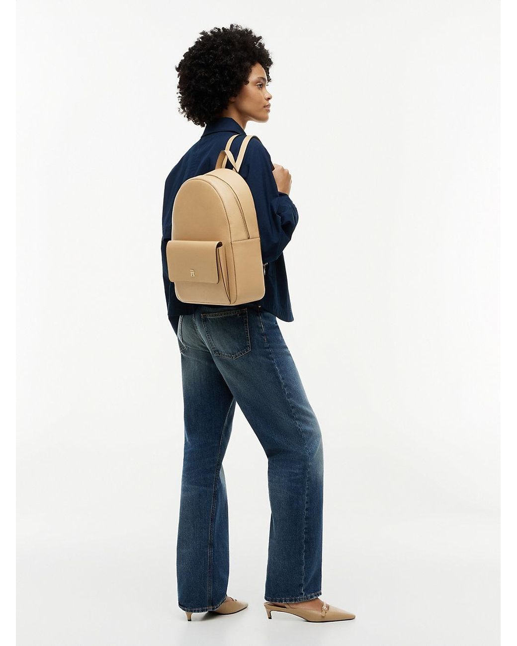 Tommy Hilfiger Natural Hilfiger Icon Dome Backpack