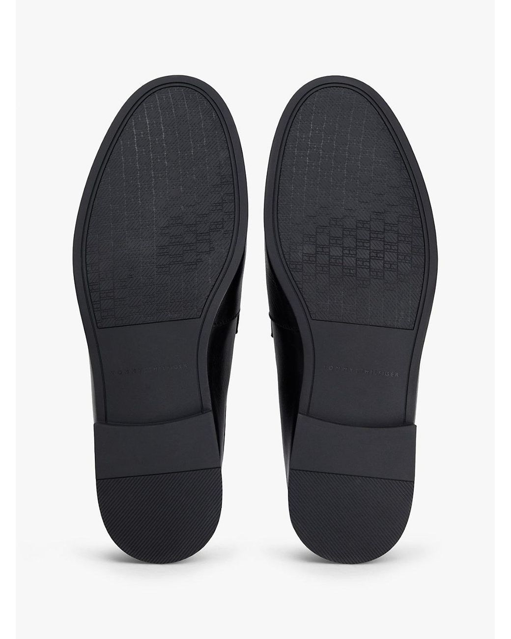 Tommy Hilfiger White Leather Flexible Loafers for men