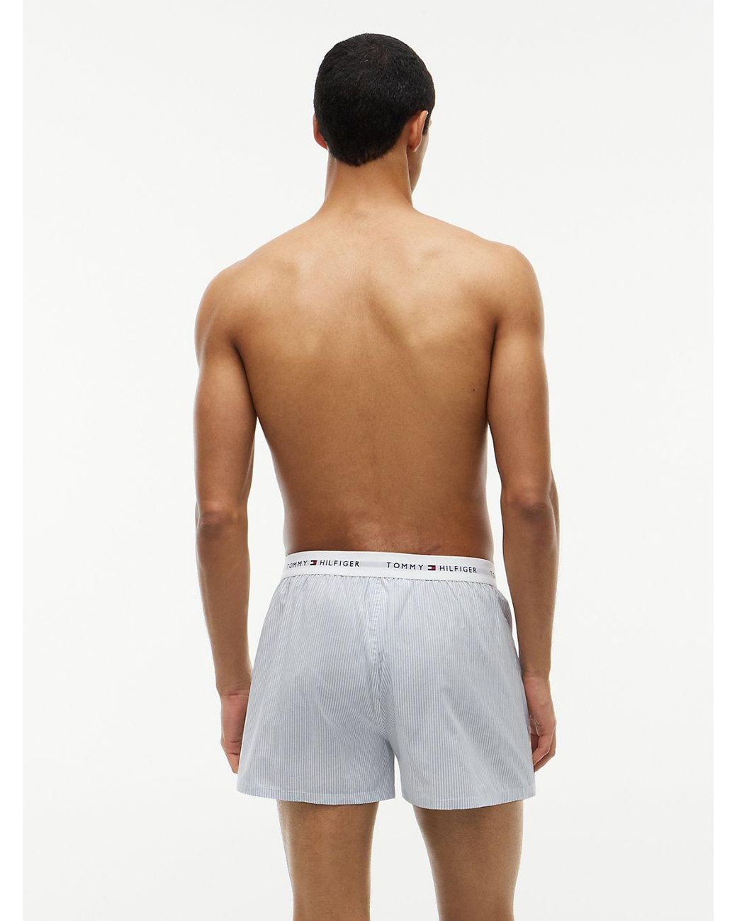 Tommy Hilfiger Blue 2-Pack Signature Logo Print Boxer Shorts for men