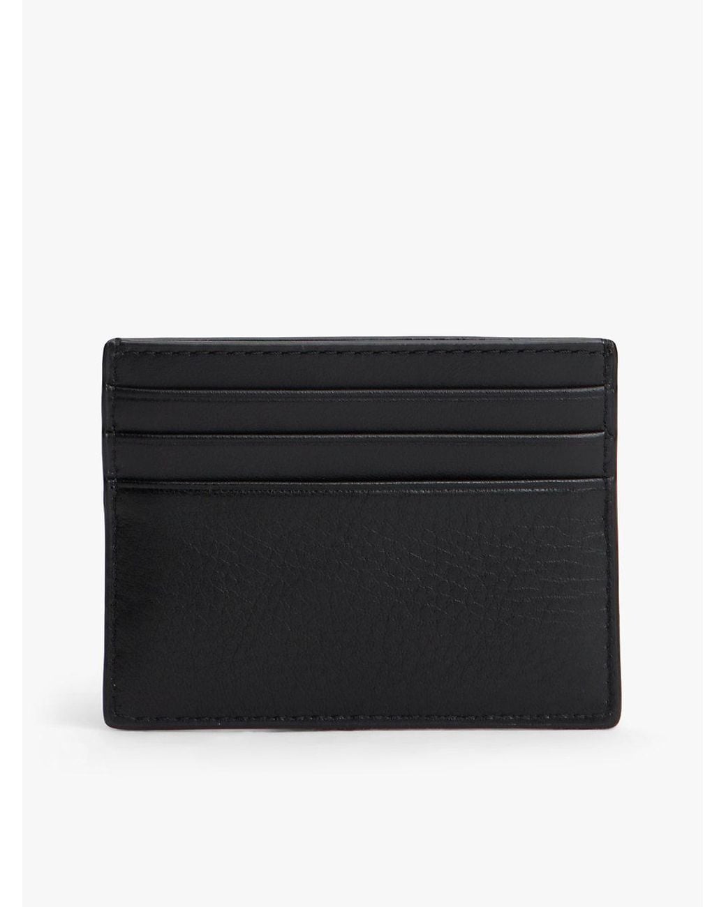 Tommy Hilfiger Black Casual Leather Credit Card Holder for men