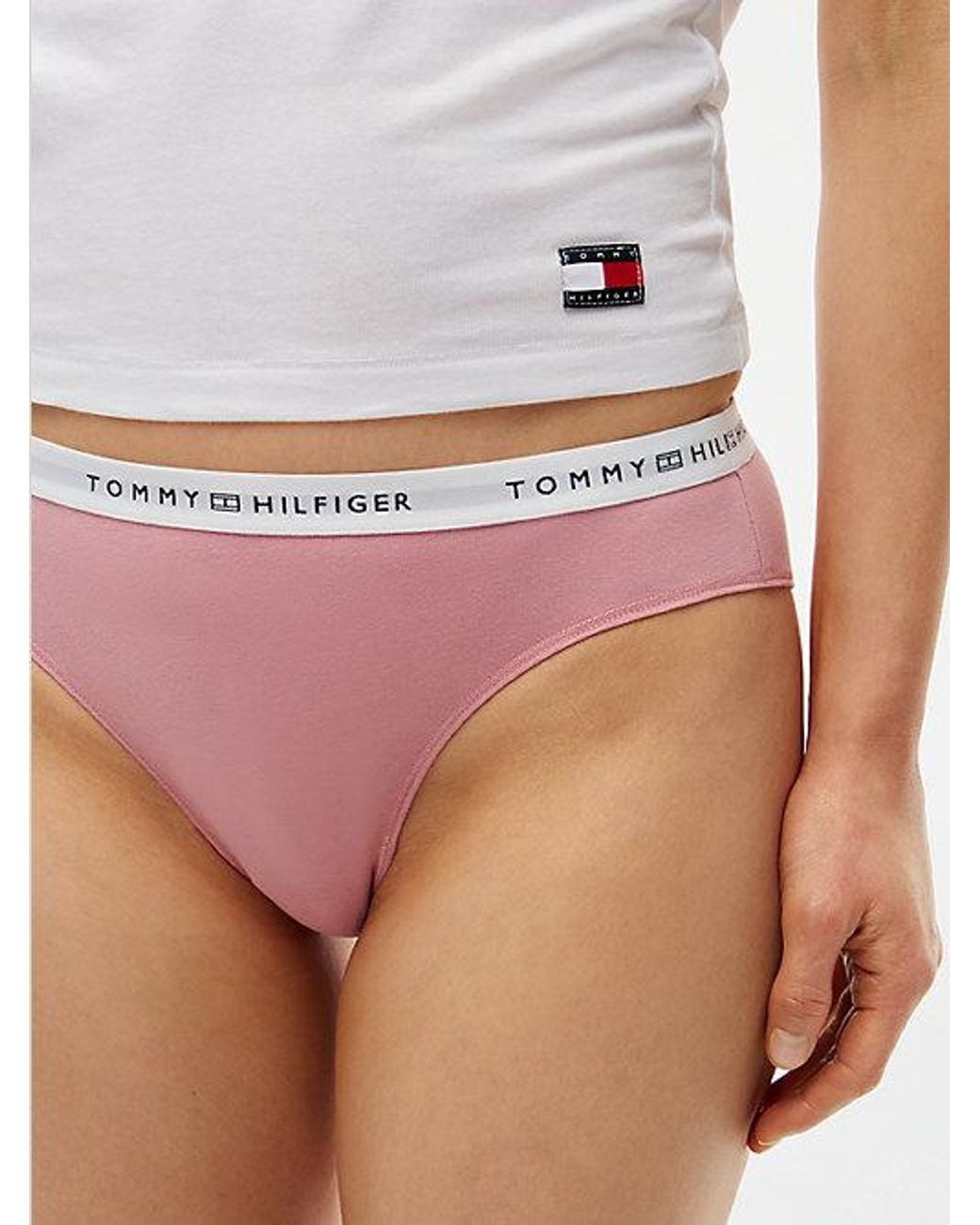 Tommy Hilfiger White Logo Waistband Briefs