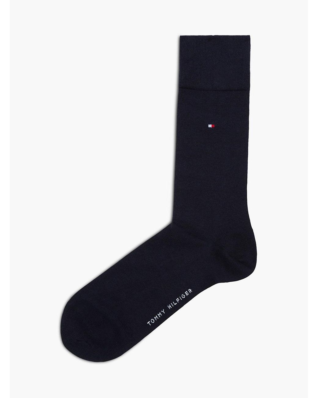 Tommy Hilfiger Blue 1-pack Flag Embroidery Socks With Cashmere for men