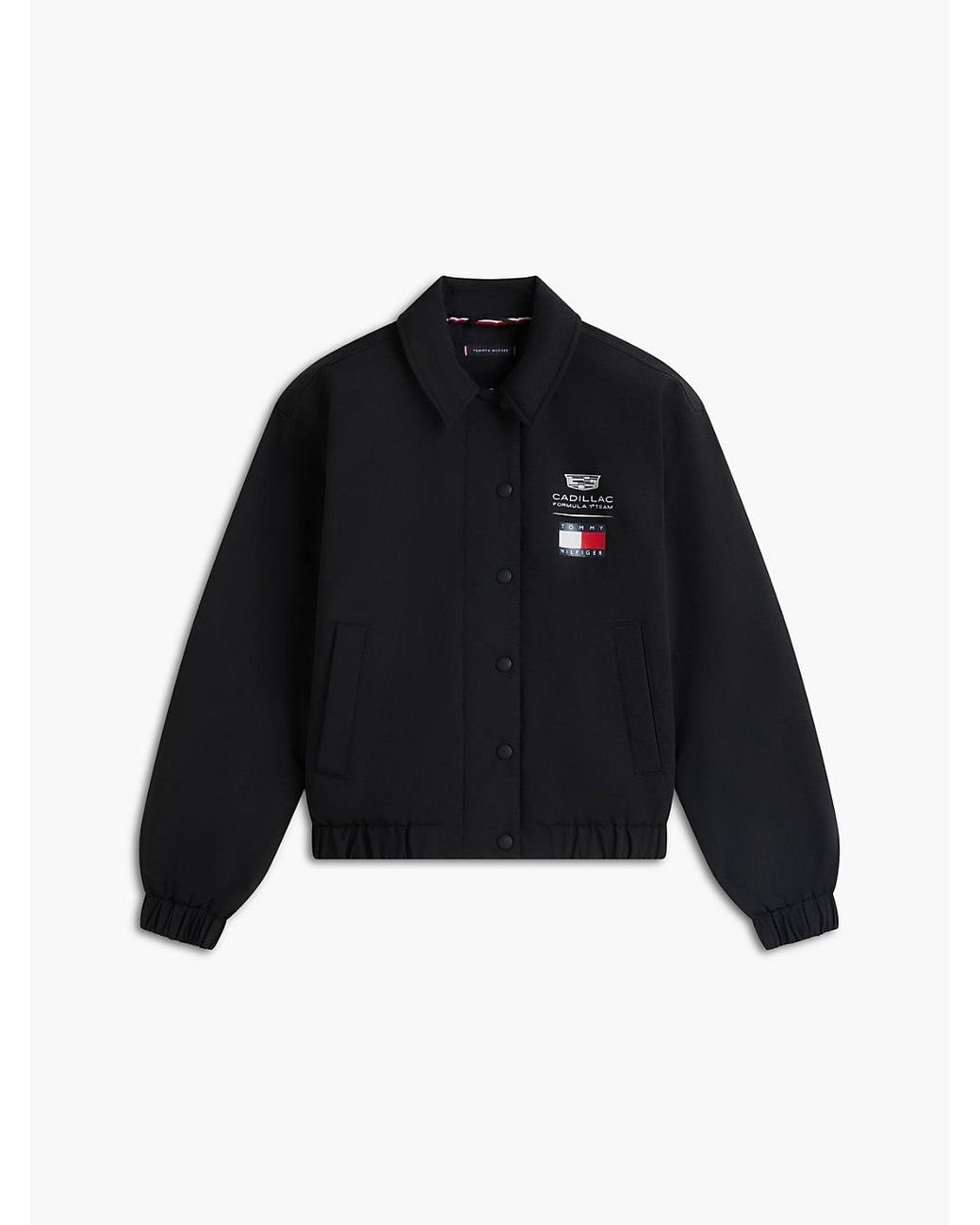 Tommy Hilfiger Blue Th X Cadillac Formula 1 Team Logo Coach Jacket
