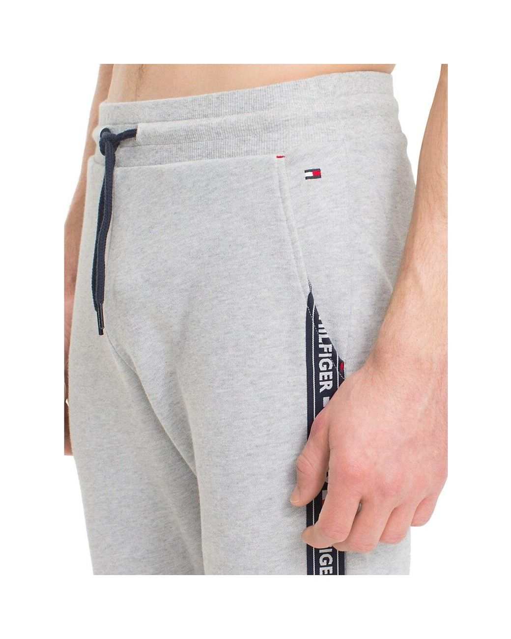 repeat logo tape joggers