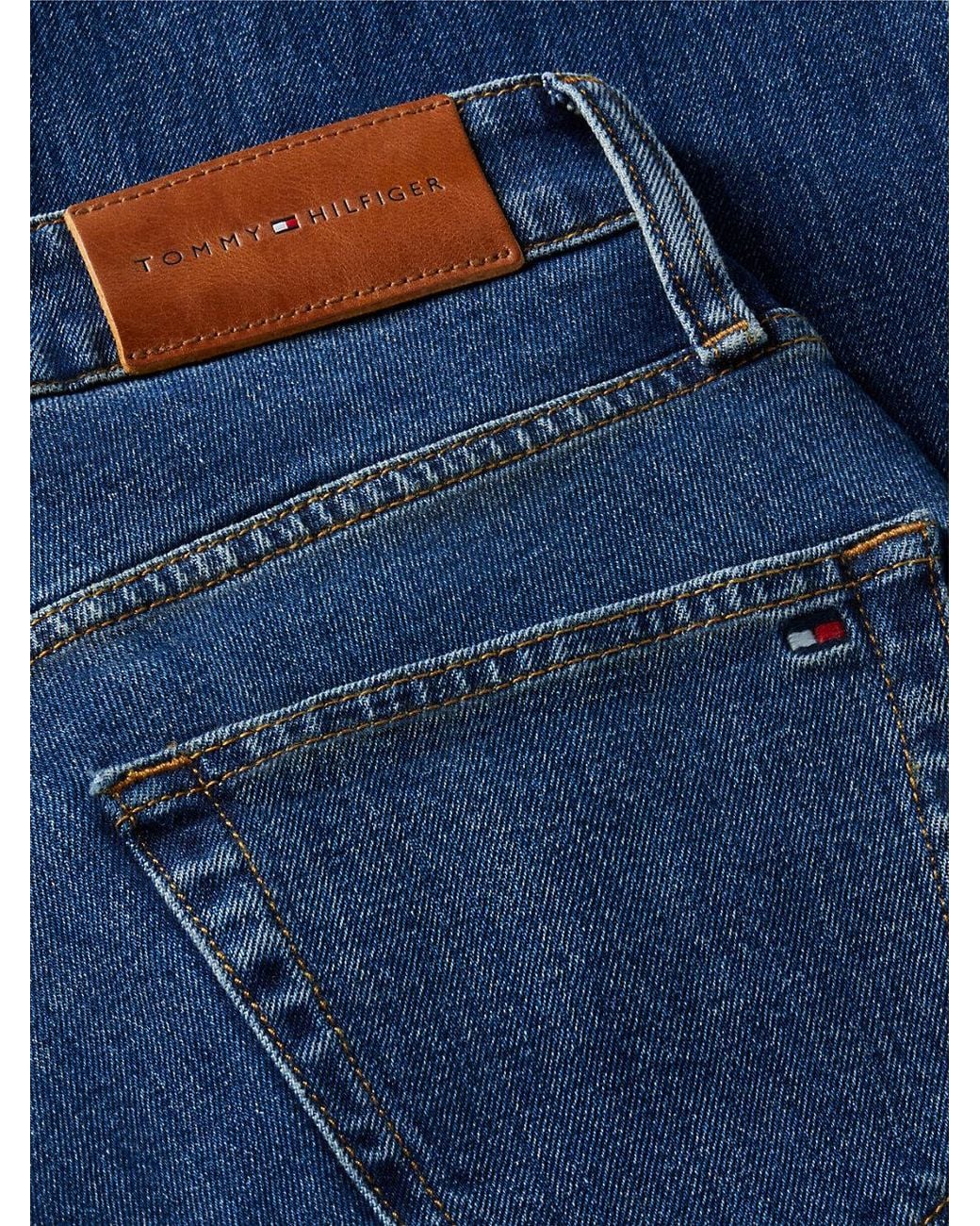 Tommy Hilfiger Blue Mid Rise Bootcut Jeans