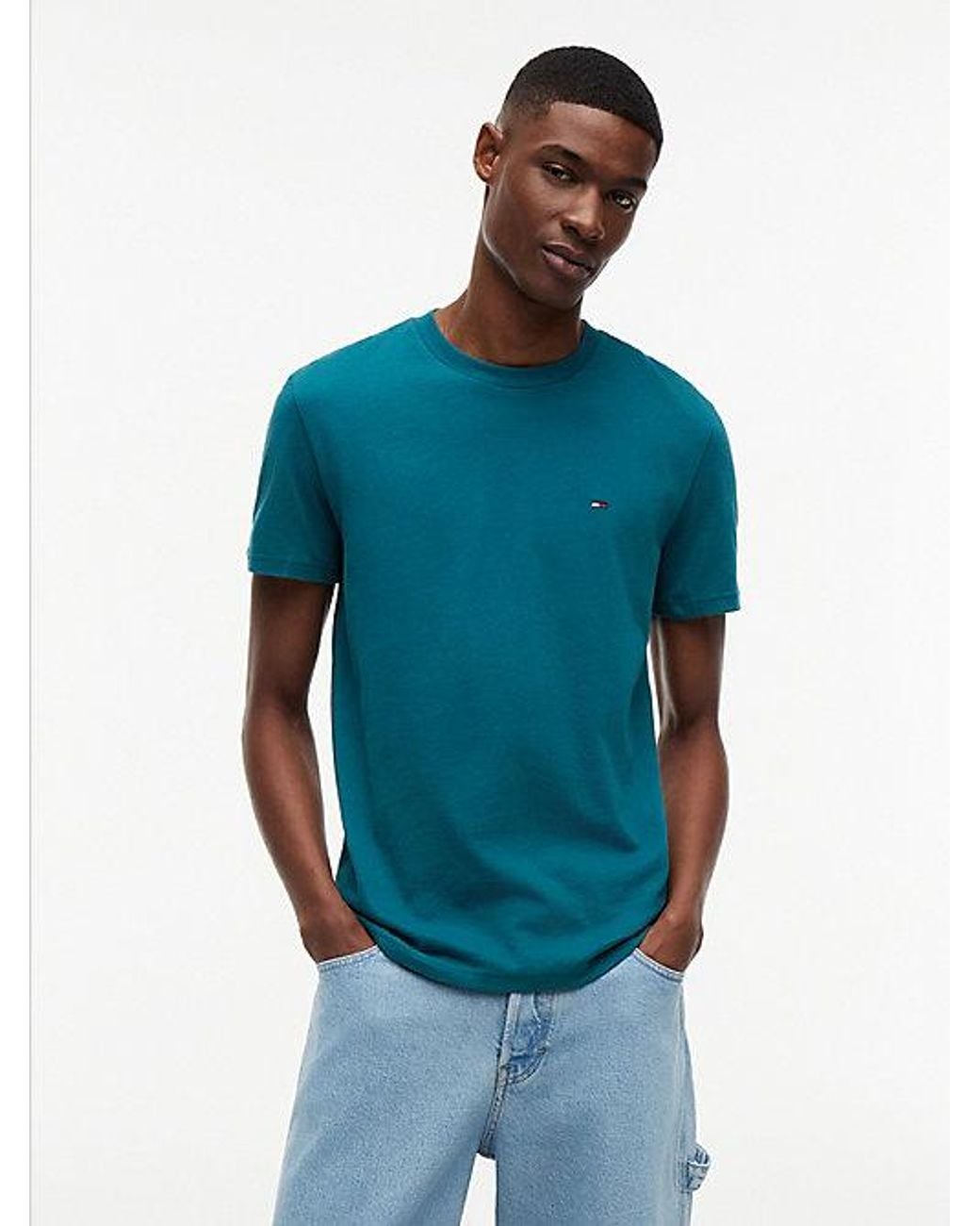 Tommy Hilfiger Blue 2-Pack Tommy Flag Extra Slim T-Shirts for men
