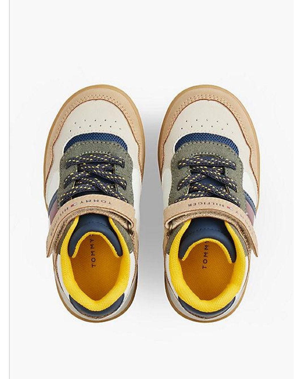 Tommy Hilfiger Multicolor Colour Pop Logo Strap High Top Trainers