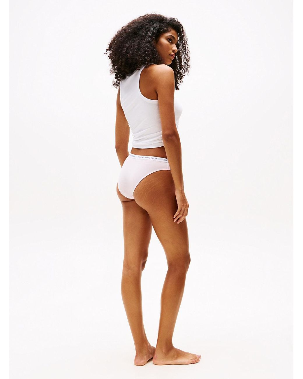 Tommy Hilfiger White Logo Waistband Briefs