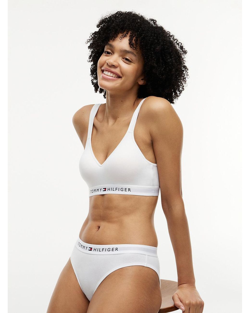 Tommy Hilfiger White Th Original Logo Waistband Briefs