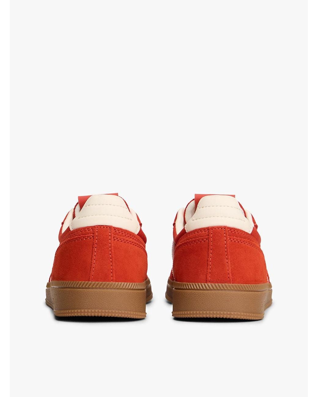 Tommy Hilfiger Red The Greenwich Suede Trainers
