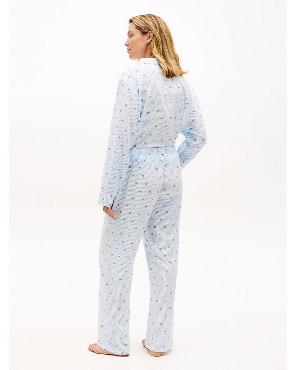 Tommy Hilfiger Blue Essential Relaxed Drawstring Pyjama Bottoms