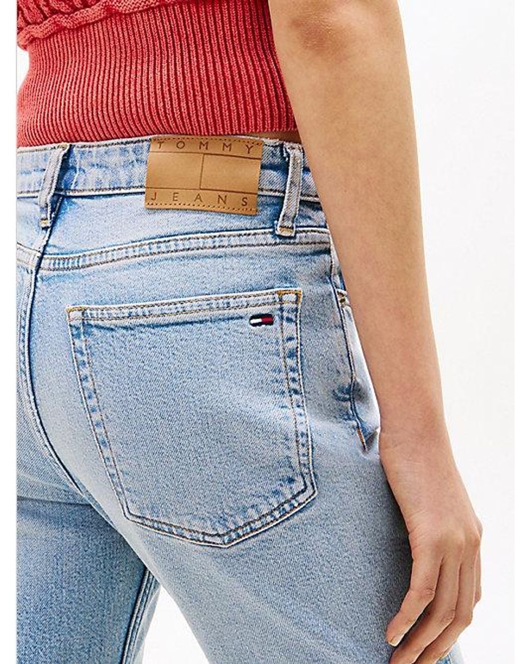 Tommy Hilfiger Blue Faded Mid Rise Bootcut Jeans