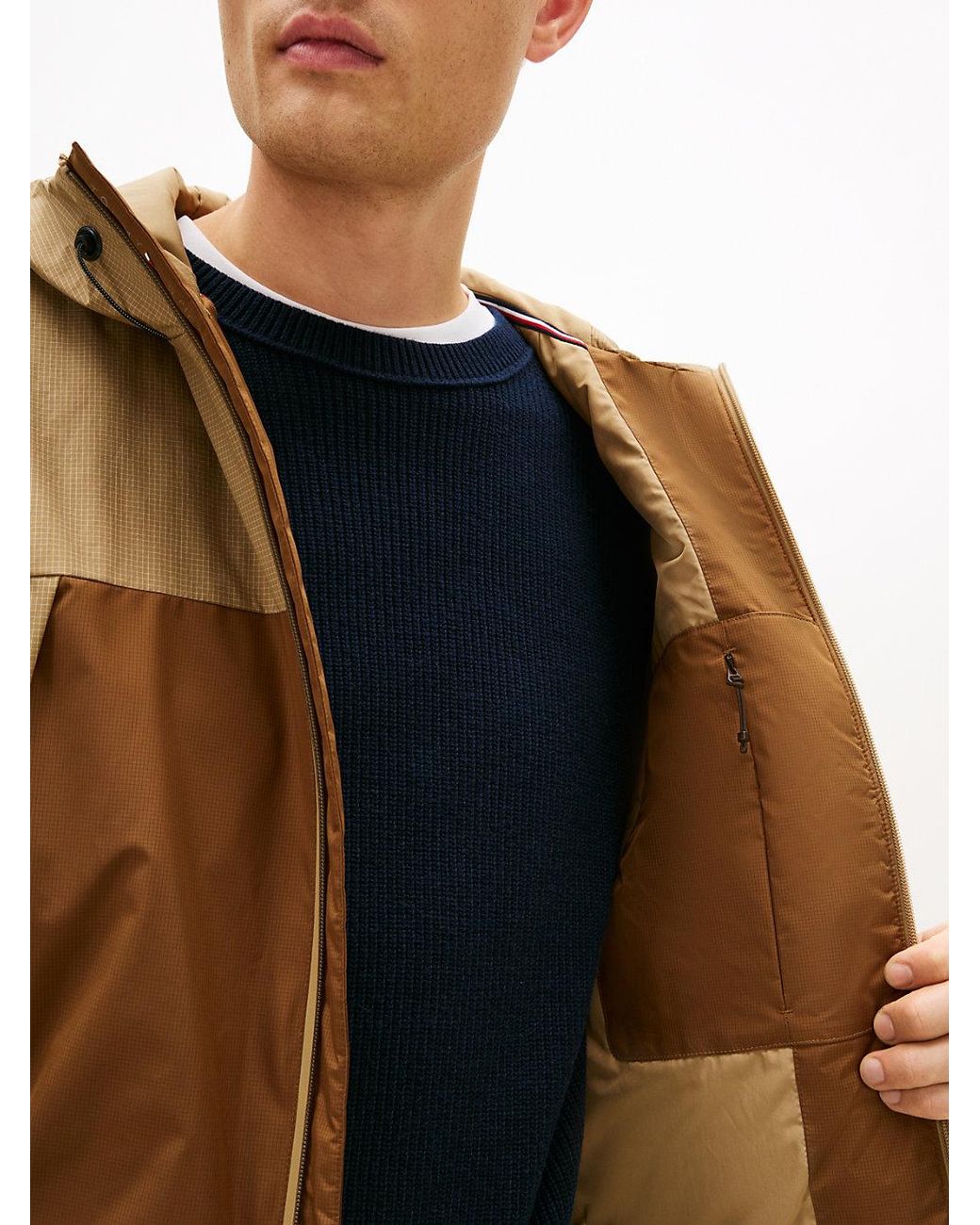 Tommy Hilfiger Natural Performance Water Repellent Relaxed Padded Jacket for men