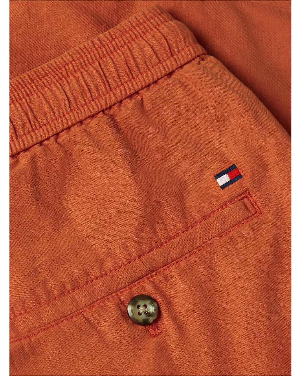 Tommy Hilfiger Orange Dover Washed Regular Fit Shorts for men