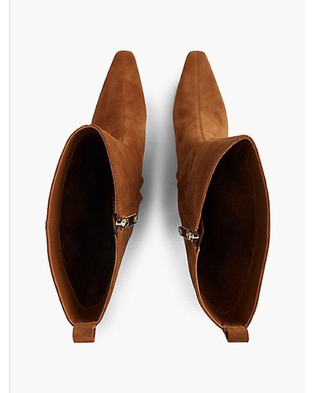 Tommy Hilfiger Brown Kitten Heel Suede Knee High Boots