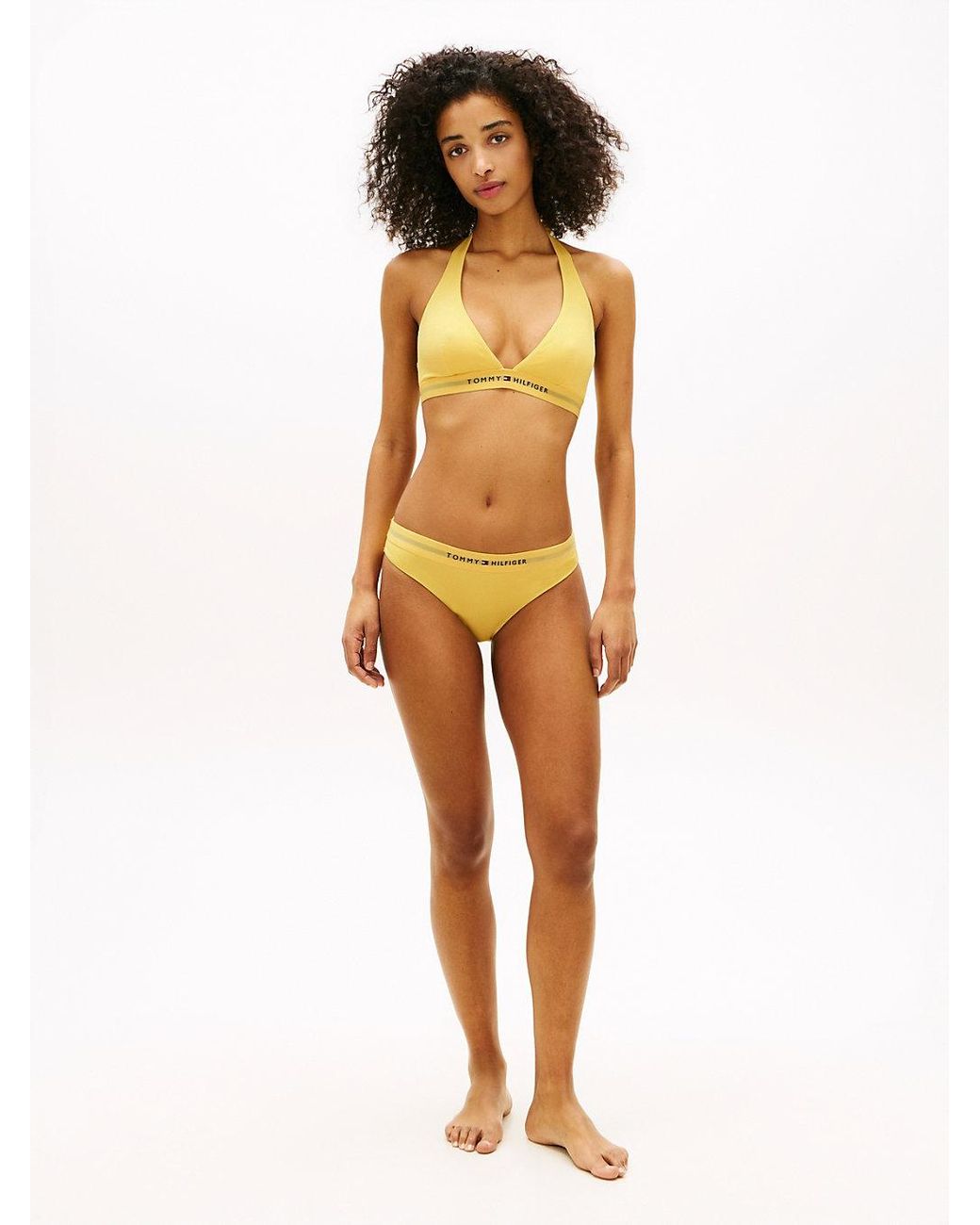 Tommy Hilfiger Orange Original Logo Classic Bikini Bottoms