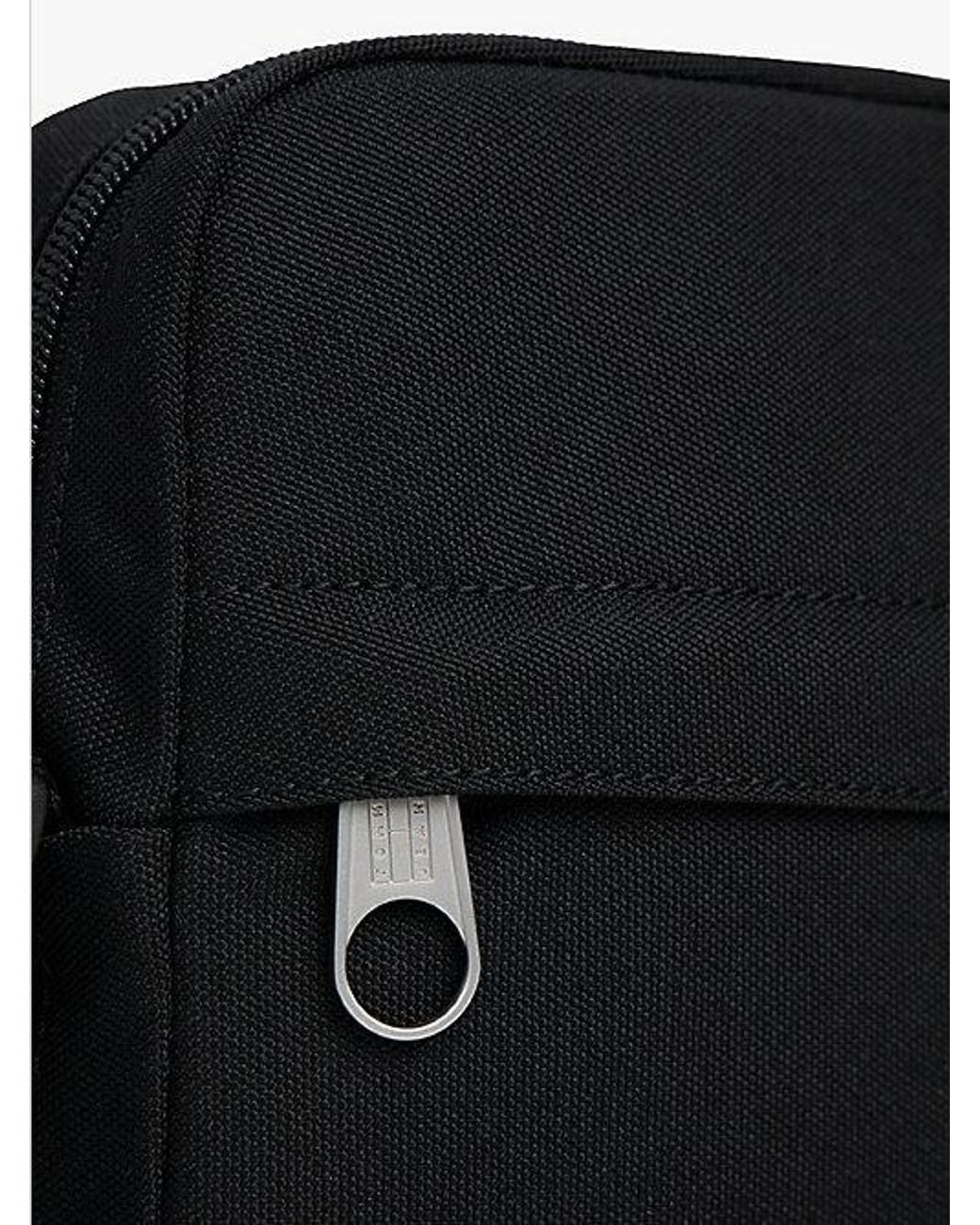 Tommy Hilfiger Black Tommy Jeans Essential Logo Reporter Bag for men
