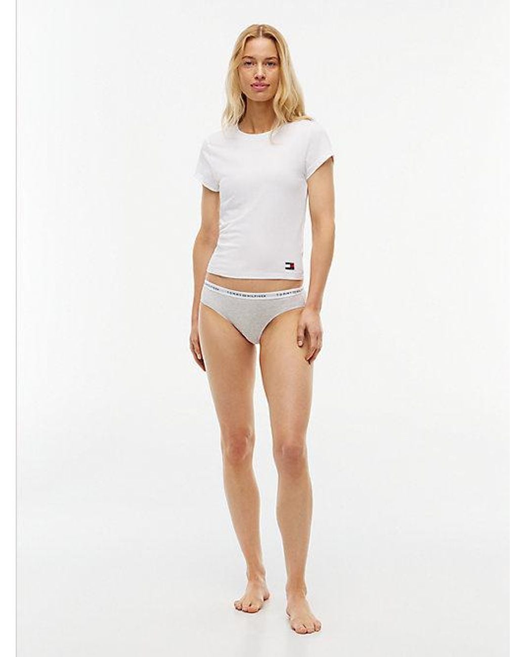 Tommy Hilfiger White Logo Waistband Briefs