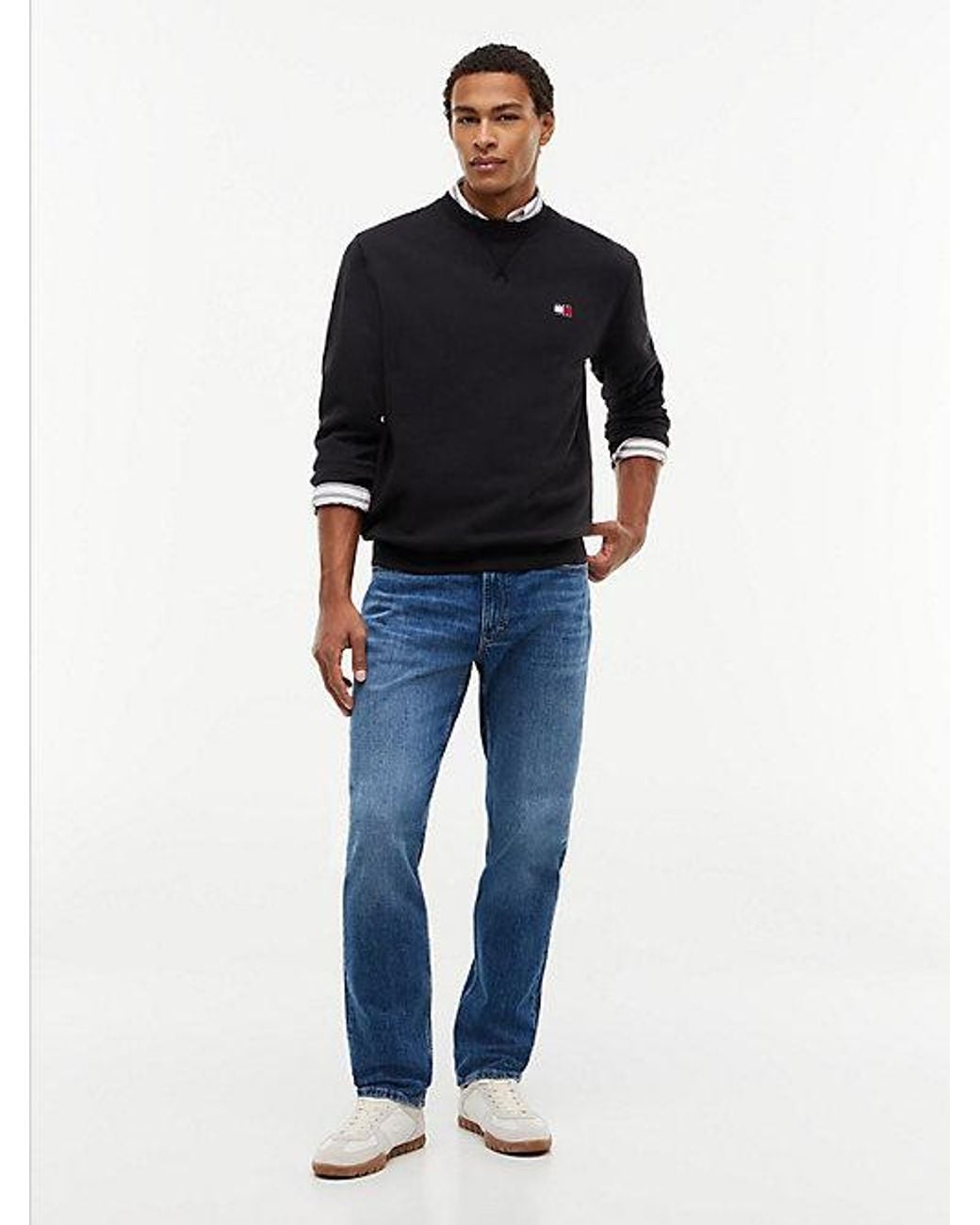 Tommy Hilfiger Blue Ryan Slim Straight Faded Jeans for men