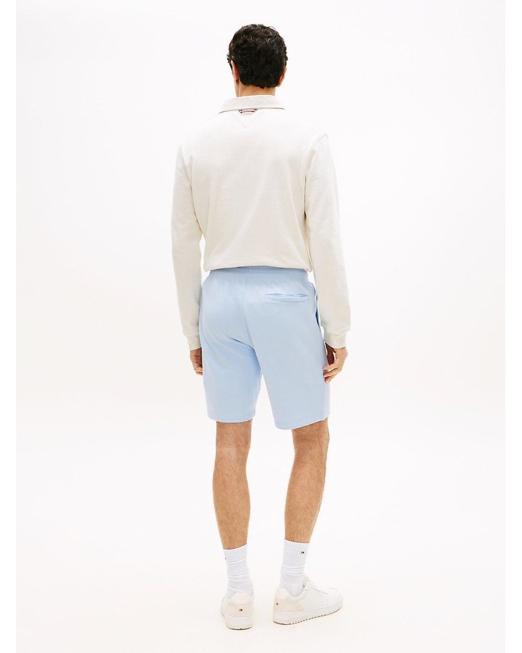 Tommy Hilfiger Red Flag Embroidery Terry Sweat Shorts for men