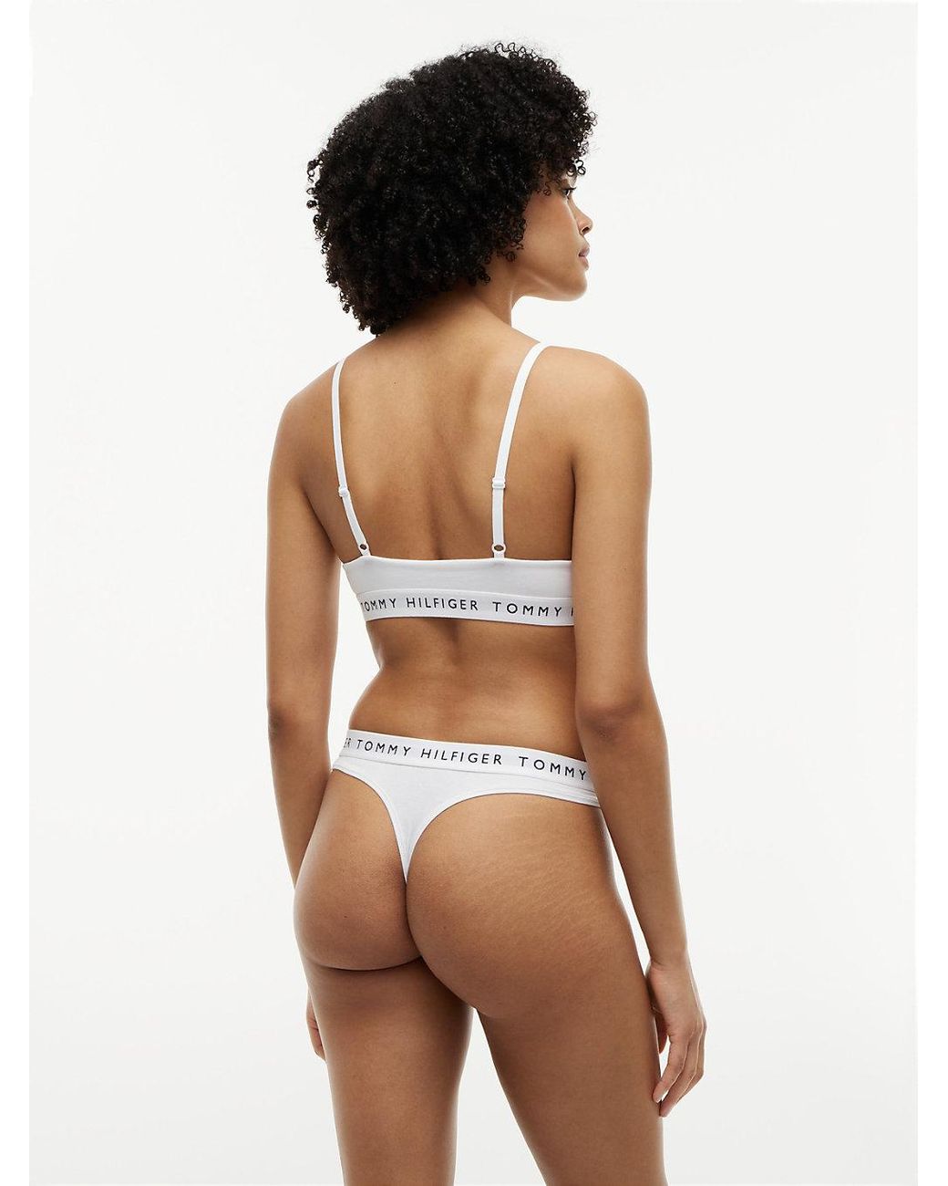 Tommy Hilfiger White Heritage Moulded Push-up Bralette