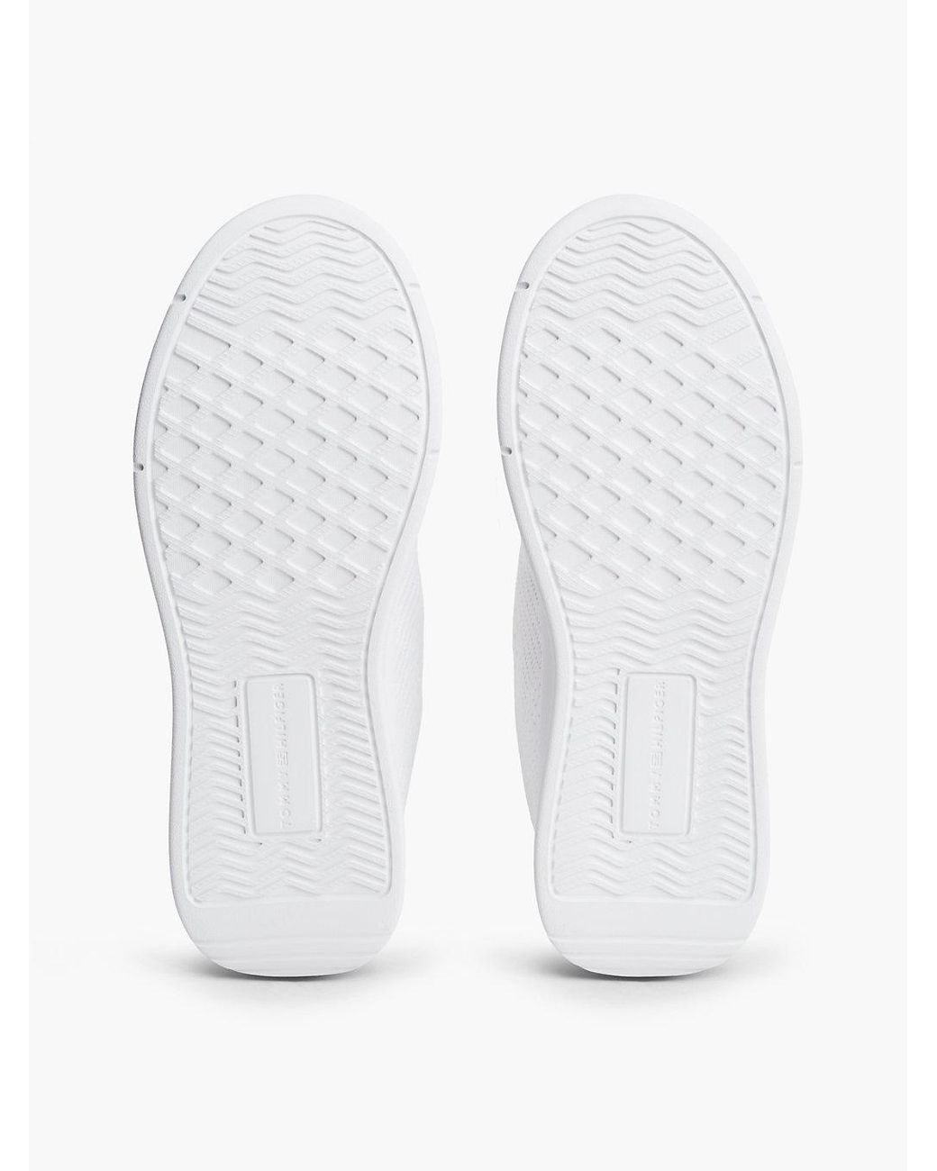 Tommy Hilfiger White Lightweight Jacquard Knit Trainers for men
