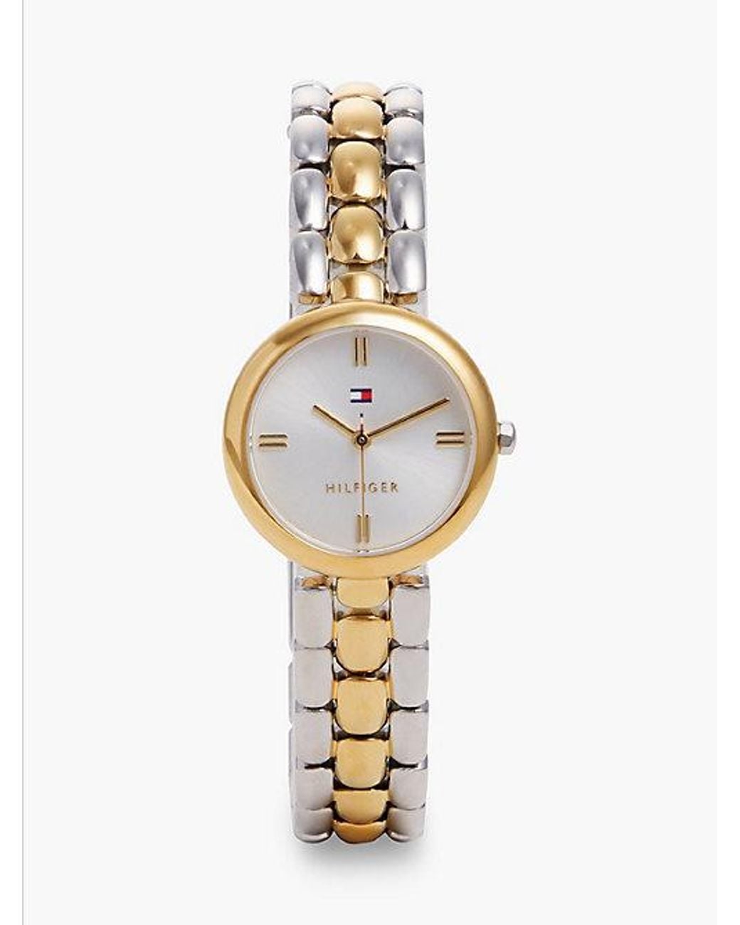 Tommy Hilfiger Blue Two Tone Stainless Steel Watch And Bracelet Gift Set