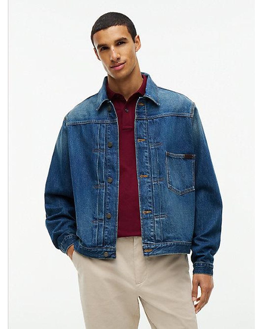 Tommy Hilfiger Blue Regular Denim Jacket for men