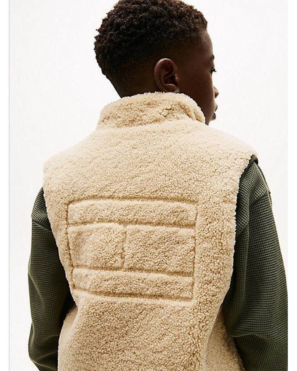 Tommy Hilfiger Natural Reversible Teddy Gilet